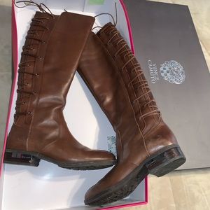 Vince Camuto Leather Riding Boots
